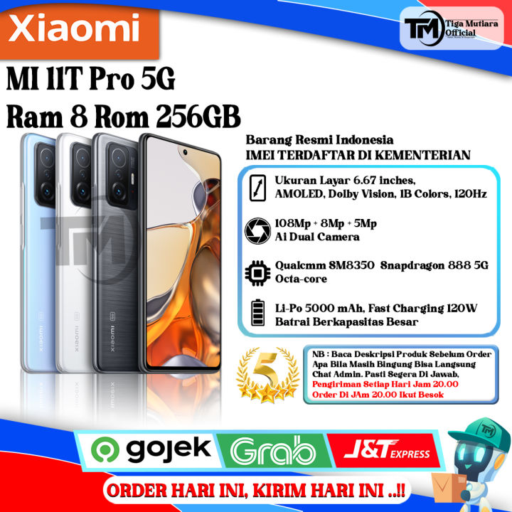 Xiaomi 11T Pro 5G Ram 8 Rom 256GB | Lazada Indonesia