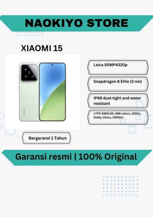 Xiaomi 15 12/512Gb | Lazada Indonesia