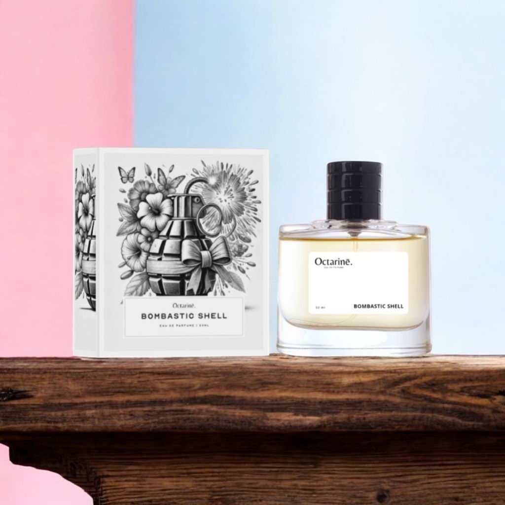 Octarine Bombastic Shell 50 ml Eau de parfume/ parfum wanita dan pria tahan lama aroma Fruitysweet