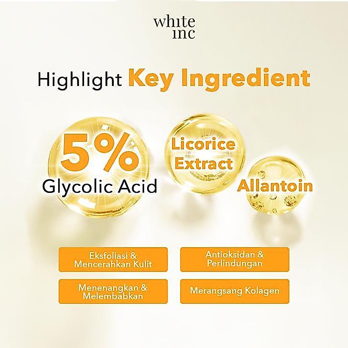 New [Travel Size] Alpha Glowhite Body Mask Whitening Moisturizing 100Gr & White Inc Glycowhite