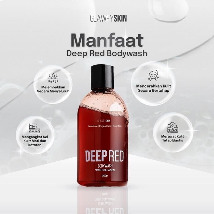 Glawfyskin - Deep Red Bodywash Whitening