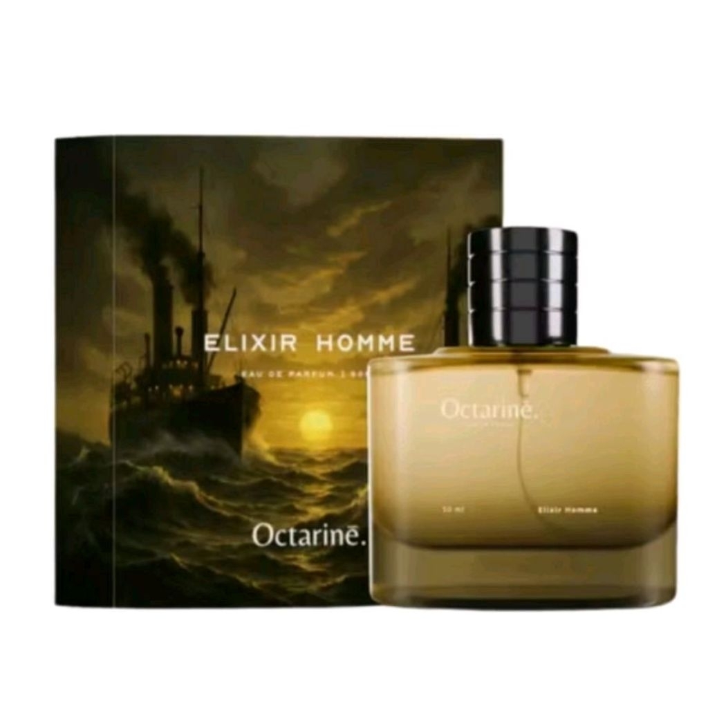 Octarine Elixir Homme Parfum Pria Eau de Parfum 50ml Aroma Mewah dan Tahan Lama