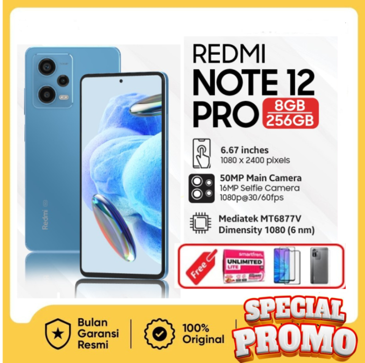 Xiaomi Redmi Note 12 / Note 12 PRO 5G RAM 4/128 GB - 6/128 GB & 8/128 GB 50MP Triple Camera 120Hz AMOLED NFC IP53 ROM 128 GB - Fullshet | Lazada Indonesia