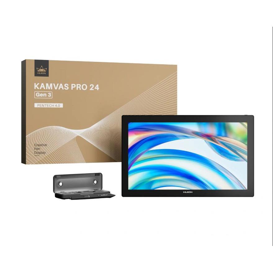 Jual Huion Kamvas PRO 24 GEN 3 - 4K sRGB 140% include keydial garansi resmi 1thn | Shopee Indonesia