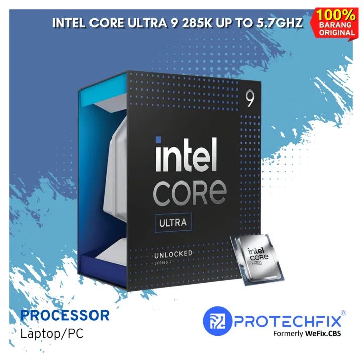 Processor Intel Core Ultra 9 285K up to 5.7GHz | Lazada Indonesia
