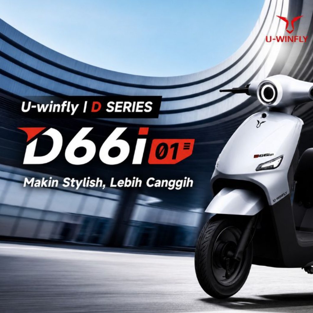 UWINFLY D66I SEPEDA LISTRIK GARANSI RESMI