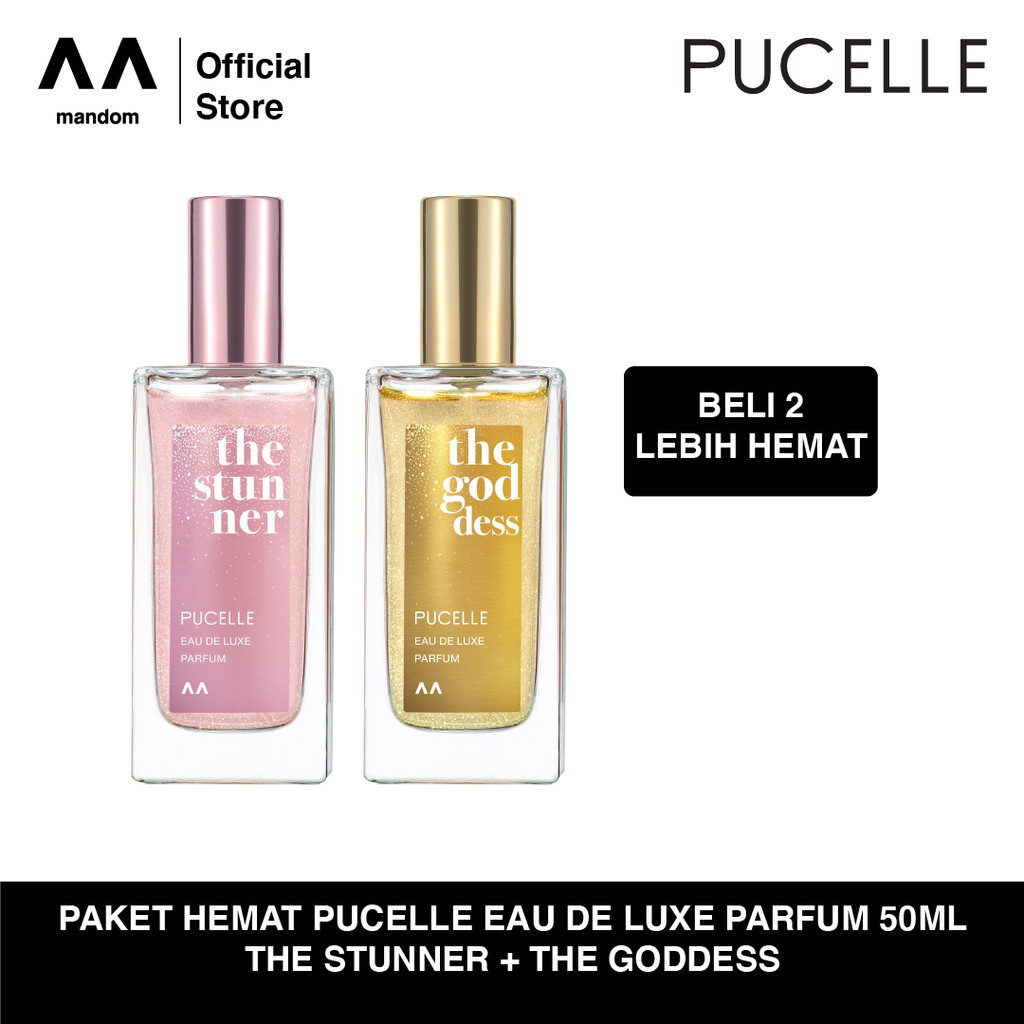 Paket Hemat PUCELLE Eau De Luxe Parfum The Stunner - Goddess