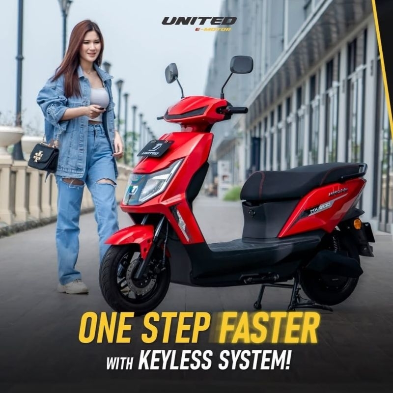 Jual Sepeda Motor Listrik UNITED model: MX 1200 | Shopee Indonesia