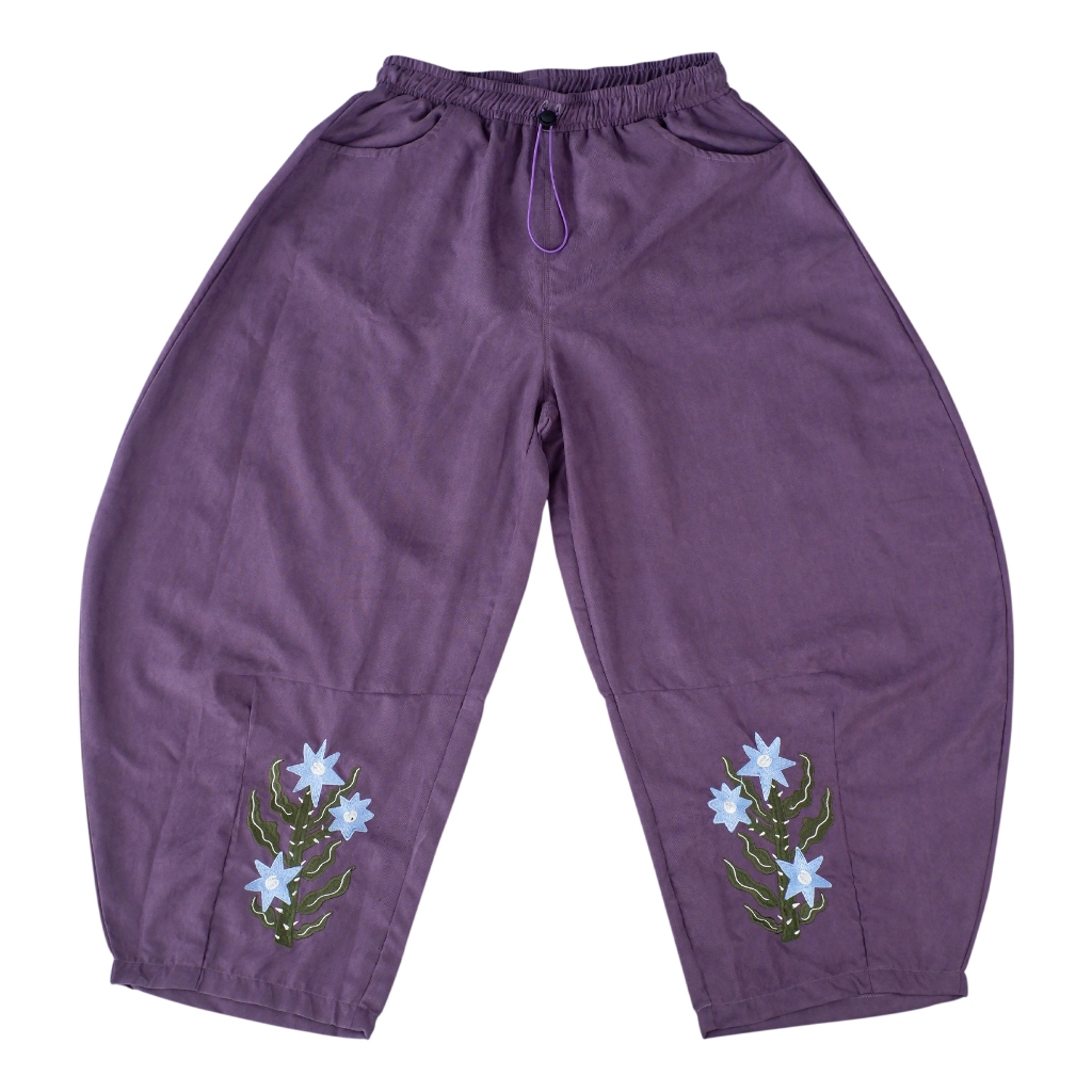Jual Barrel Pants Bordir - Celana Barrel Wanita Corduroy - Massicot - Thorn Bloom Embroidery Pants | Shopee Indonesia