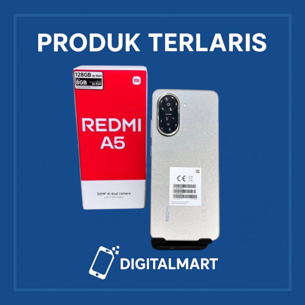 Xiaomi Redmi A5 (6+128) Kamera 32MP | Layar 6.88" | Baterai 5200mAh | Octa Core anti lemot