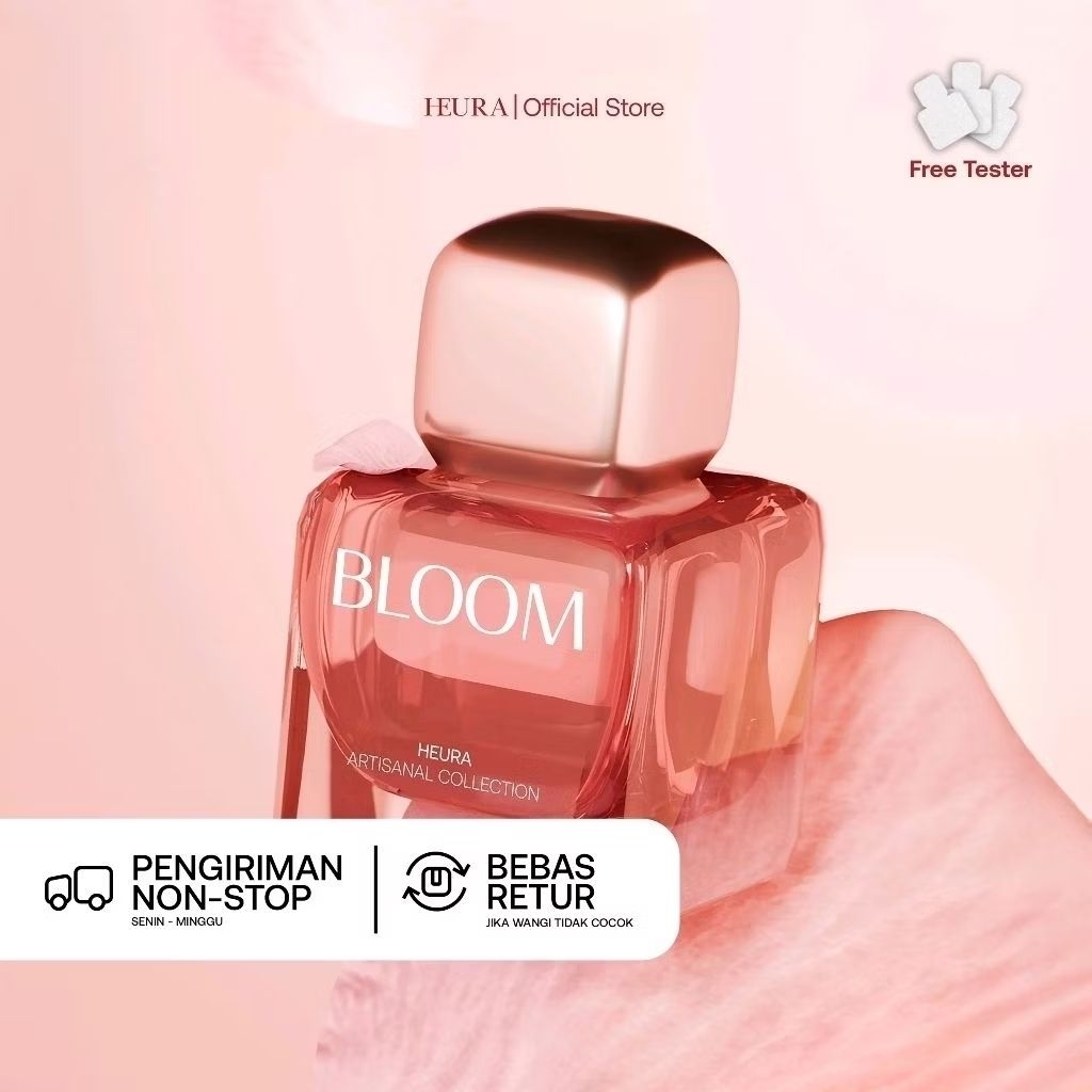 Parfum Wanita HEURA Bloom 30ml dengan Aroma Floral Bunga Fres decan
