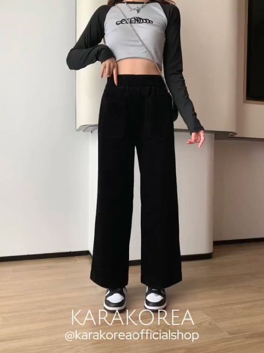 KARAKOREA 329 Premium Corduroy Culottes Pants/Celana Bludru/Korean Women Pants/kulot wanita import celana/Cullotte/kullot | Lazada Indonesia
