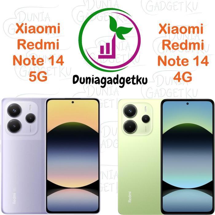 Xiaomi Redmi Note 14 4G | Xiaomi Redmi Note 14 5G [8/128 Gb] [8/256 Gb] [12/512 Gb] Garansi Resmi Xiaomi Indonesia Original Dan Terpercaya