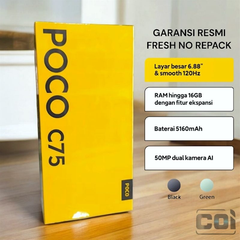 Poco C75 6/128Gb 8/256Gb Garansi Resmi Xiaomi Indonesia