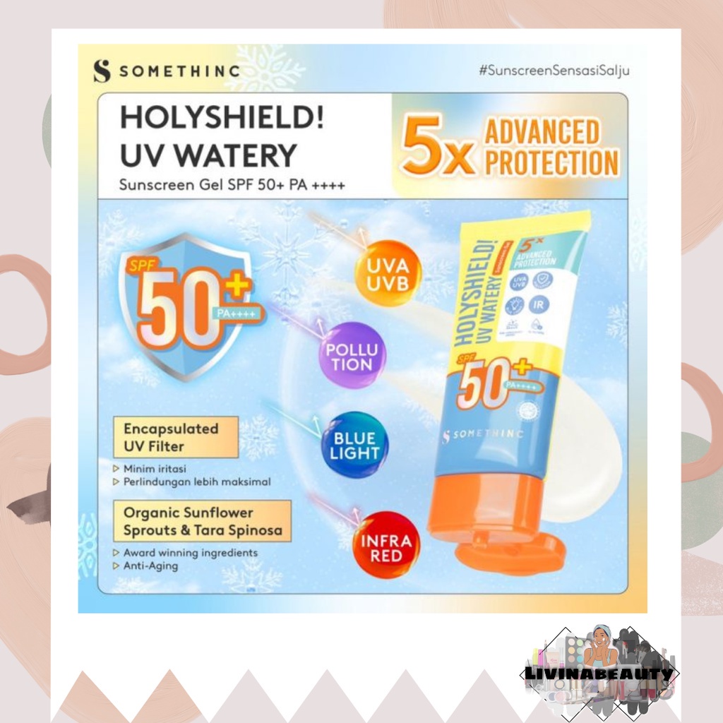 Somethinc Holyshield! Uv Watery Sunscreen Gel Spf 50+ Pa++++