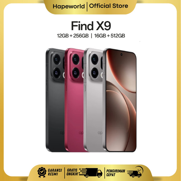 OPPO FIND X9 (256GB) (512GB) - GARANSI RESMI