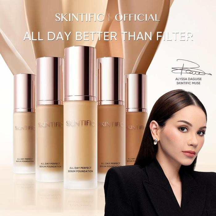 SKINTIFIC All Day Perfect Serum Foundation Full Coverage