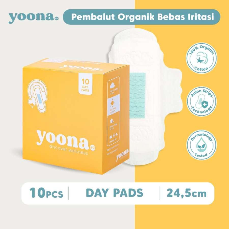 Yoona Day Pad 24.5 cm Women's Sanitary Napkin 10pads