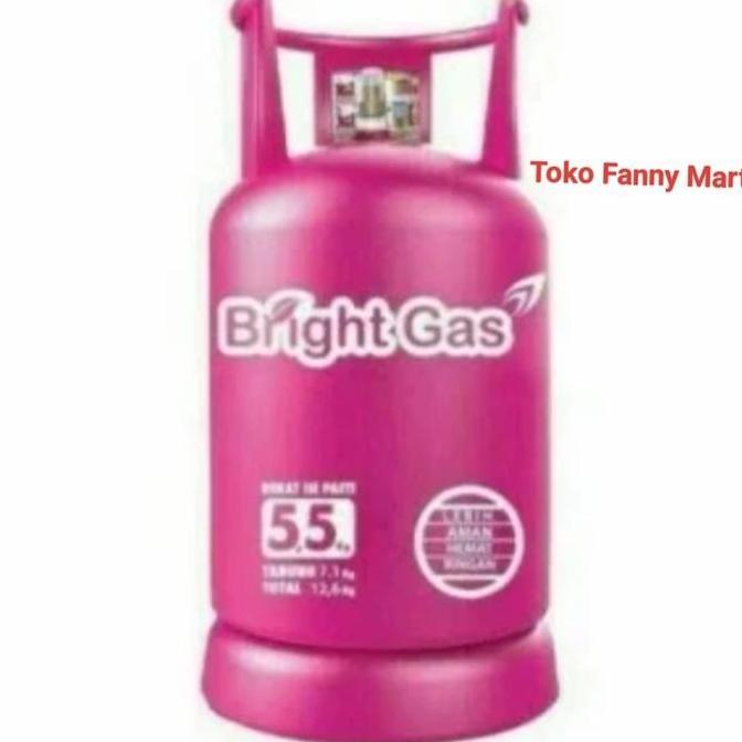 Punyakau- Bright Gas 5,5 Kg Tabung + Isinya