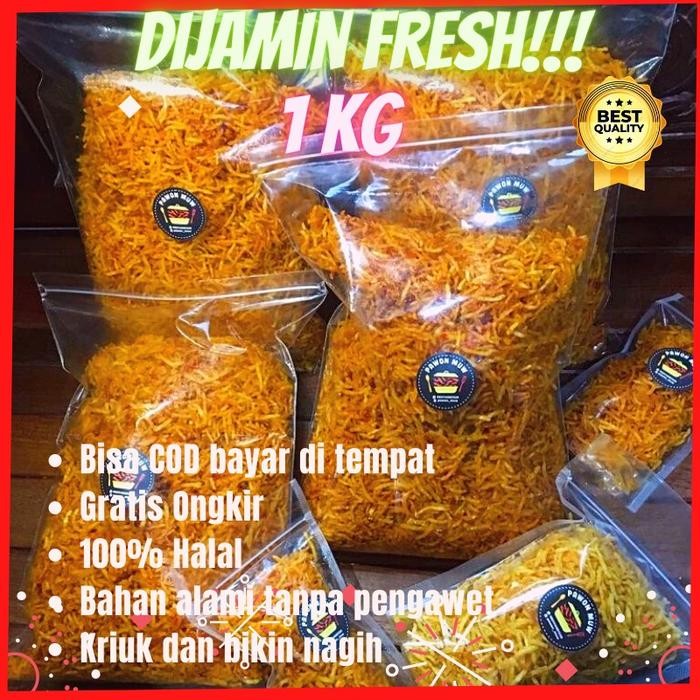 Kripik Kentang Mustofa Balado Renyah Pedas Manis 500g/1kg - Pawon Muw Cemilan Kering