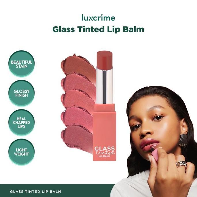 NEW Luxcrime Glass Tinted Lip Balm - Bibir sehat dan lembab