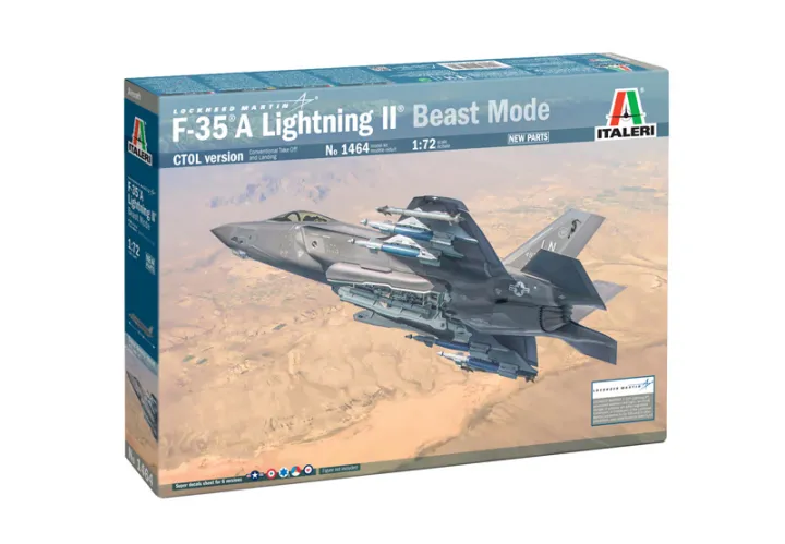 Pesawat F-35A LIGHTNING II CTOL (Beast Mode) Skala 1:72 Italeri | Lazada Indonesia