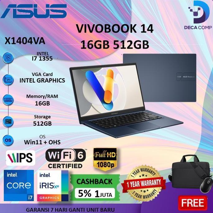 Alexanderpool66 - ASUS Vivobook 14 i7-1355u/i5-1334u/i3-1315u 8GB/16GB 512GB W11 14 INC FHD IPS GEN 13/X1404VA
