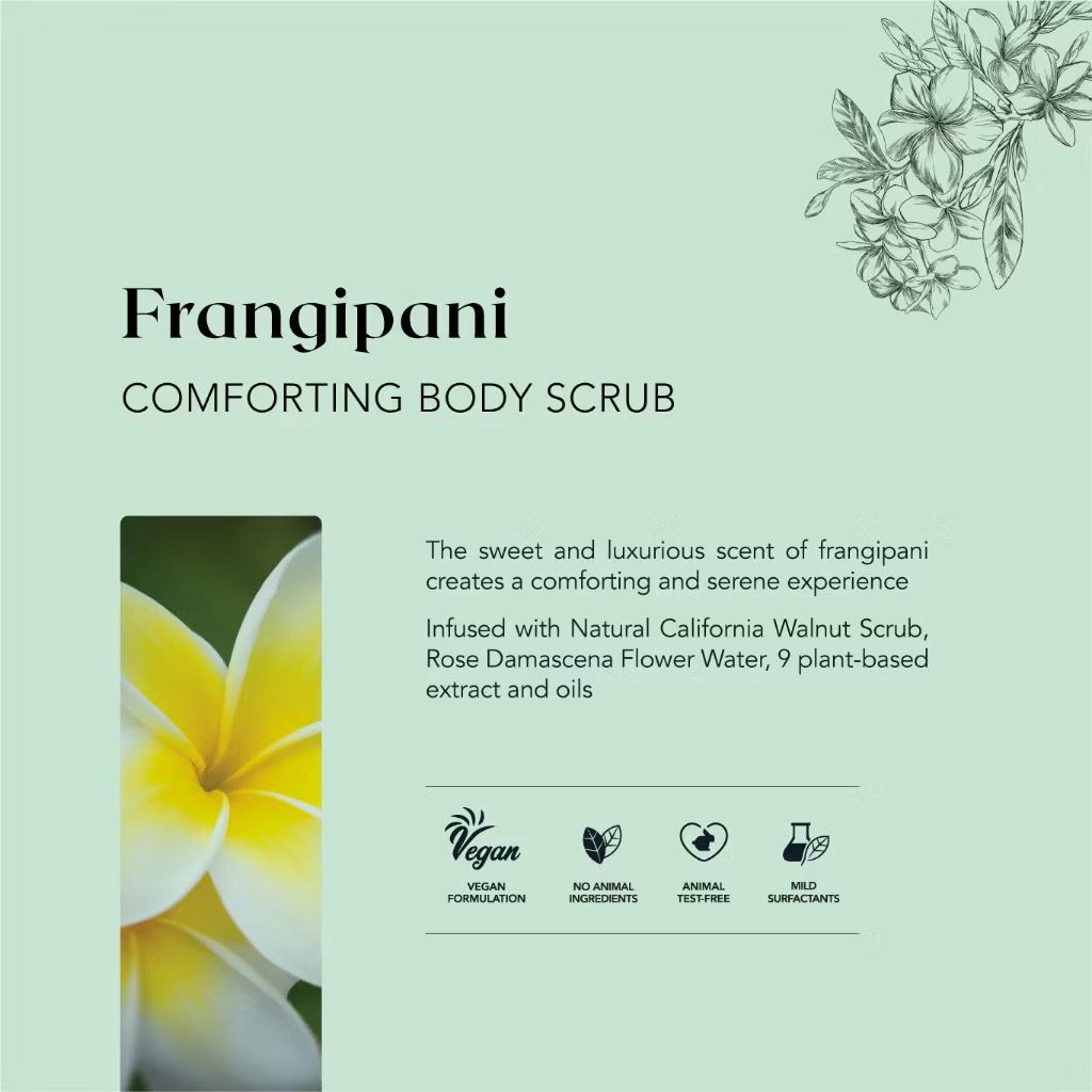[NEW LAUNCH] Secret Garden - Body Scrub Clean Beauty Series 200ml | Body Care Vegan Friendly Natural Plant Based Cruelty Free Sabun Eksfoliasi Alami Kulit Kasar Kering Penghilang Sel Kulit Mati Daki Jerawat Punggung Bumil Busui Friendly