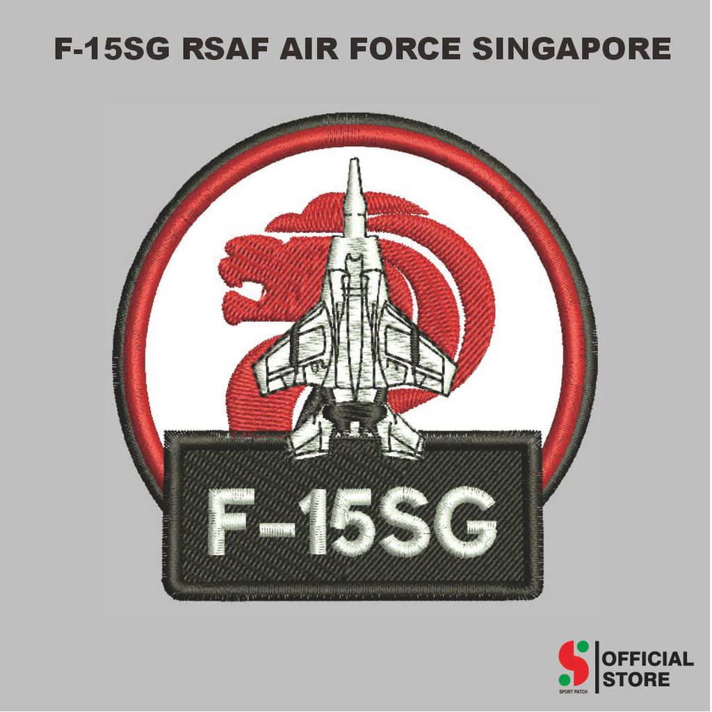 Jual SPORT-719 PATCH F-15SG RSAF AIR FORCE SINGAPORE BORDIR LOGO KOMPUTER | Shopee Indonesia