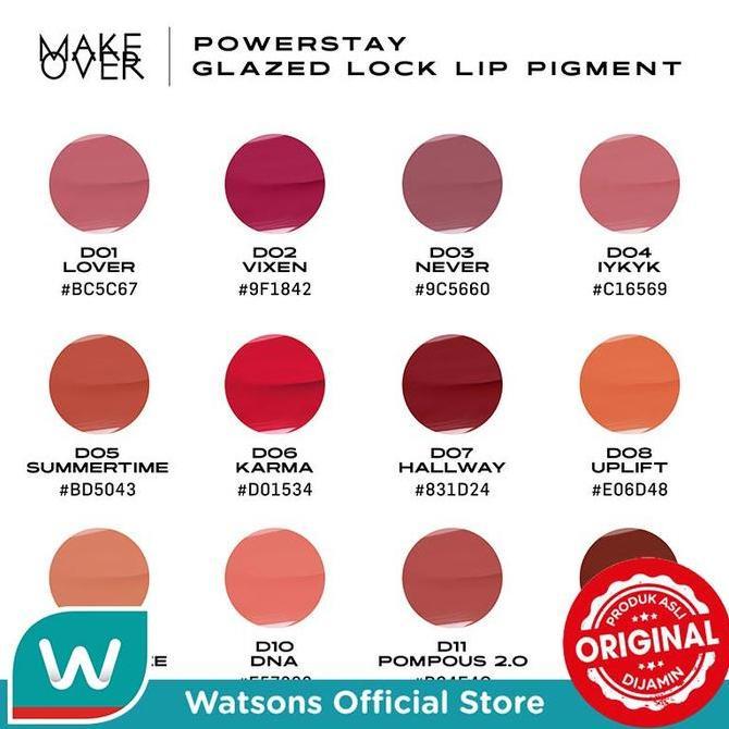 Make Over Powerstay Glazed Lock Lip Pigment D04 IYKYK