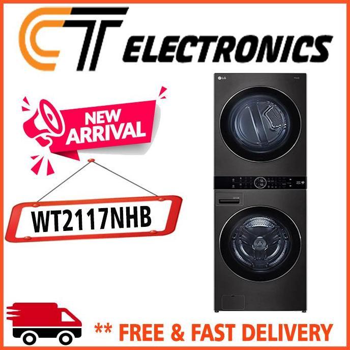 Bestseller- LG 21KG WashTower All-In-One Stacked Washer Dryer WT2117NHB