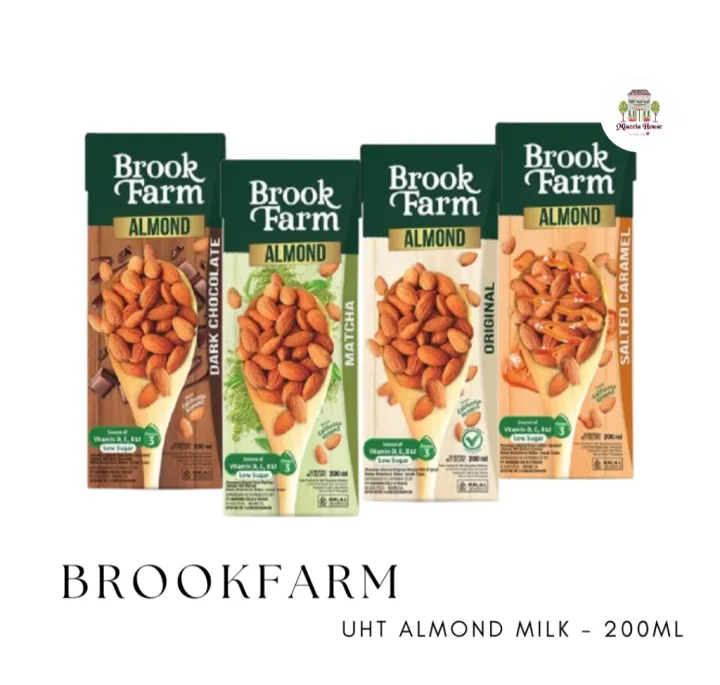 BrookFarm UHT Almond Milk - Brook Farm Almond Milk All Variants Susu Almond BrookFarm | Lazada Indonesia