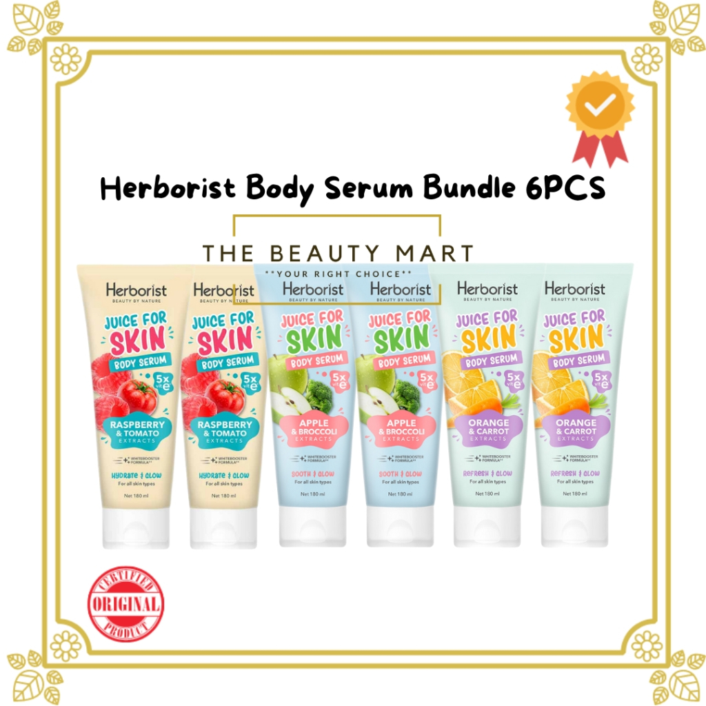 HERBORIST Juice For Skin Body Serum Bundle 6PCS