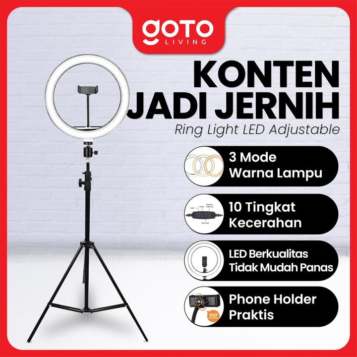 Coretech Lumen Ring Light Stand Tripod Lampu Selfie Tiktok Vlog | Lazada Indonesia