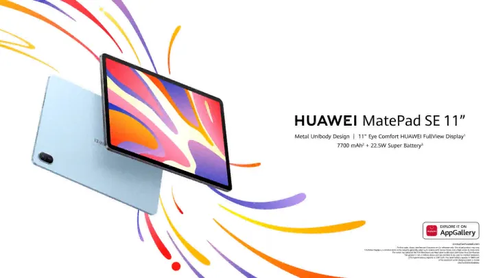 [PAYDAY SALE s/d 17%] HUAWEI MatePad SE 11" Tablet [up to 8+128GB] | FHD+ Eye Comfort Display | 7700mAh | Metal Unibody | Lazada Indonesia
