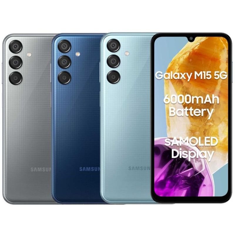 Samsung Galaxy M15 5G NEW [6GB+128GB] GARANSI RESMI 1 Tahun
