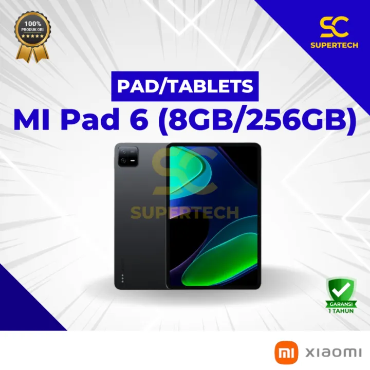 Xiaomi Pad 6 (8GB/256GB) | Snapdragon 870 Layar 11" WQHD gravity gray | Lazada Indonesia