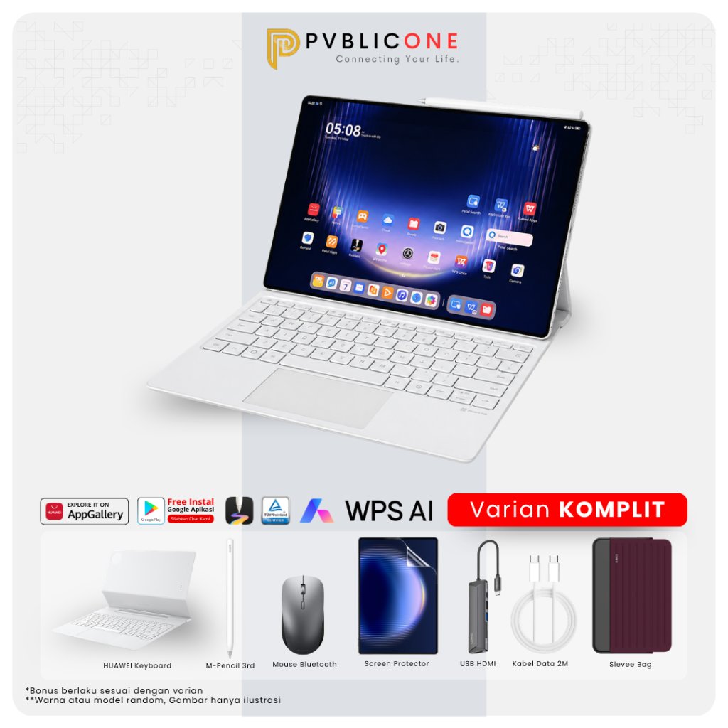 Jual HUAWEI MatePad Pro Max 13.2"Tablet | 12/256/512GB | Flexible OLED PaperMatte Display | Ai Powered PC WPS Office | Garansi Resmi | Shopee Indonesia
