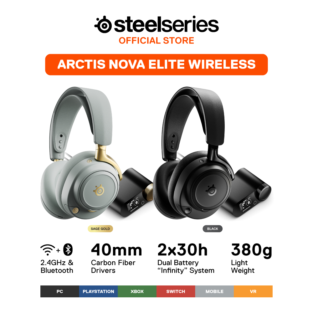 Jual Steelseries Arctis Nova Elite with GameDAC Multi-Platform - Gaming Headset | Shopee Indonesia