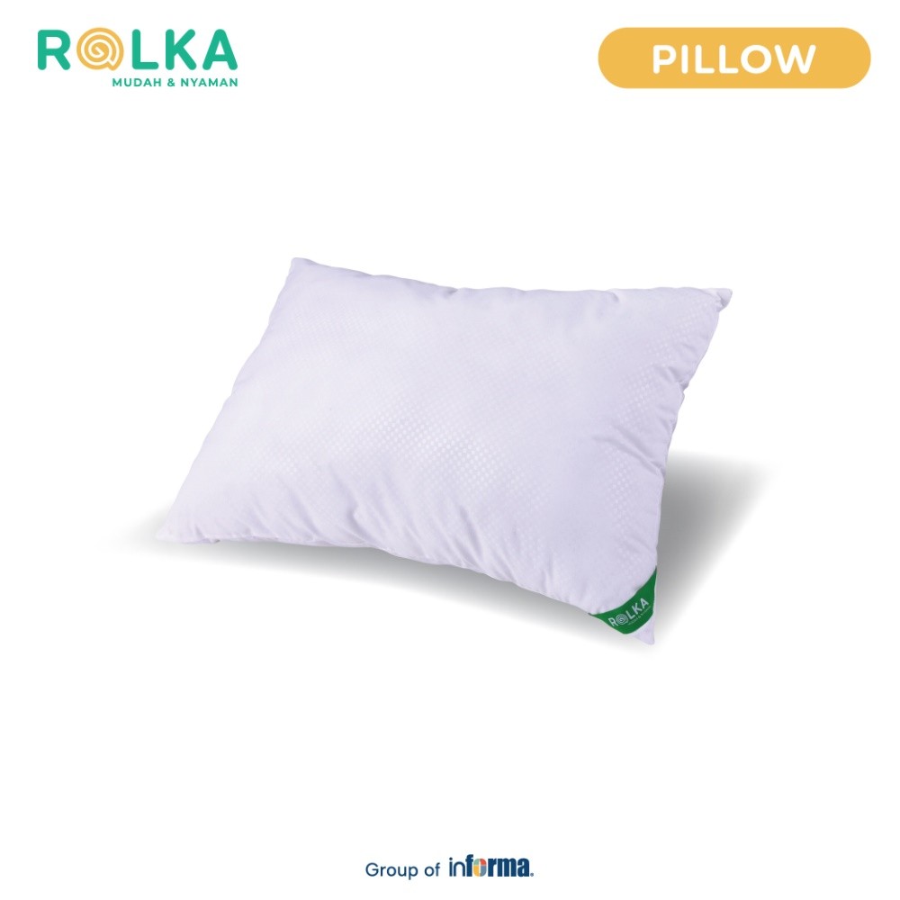 Jual Rolka Essential Bantal Putih Pillow Perlengkapan Kamar Tidur Aksesoris Kasur Ranjang | Shopee Indonesia