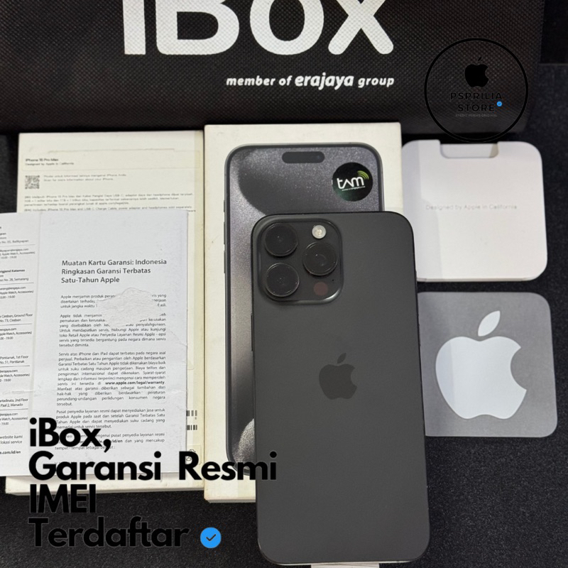 Iphone 15 Promax 128 gb 256 gb IBOX garansi resmi indonesia