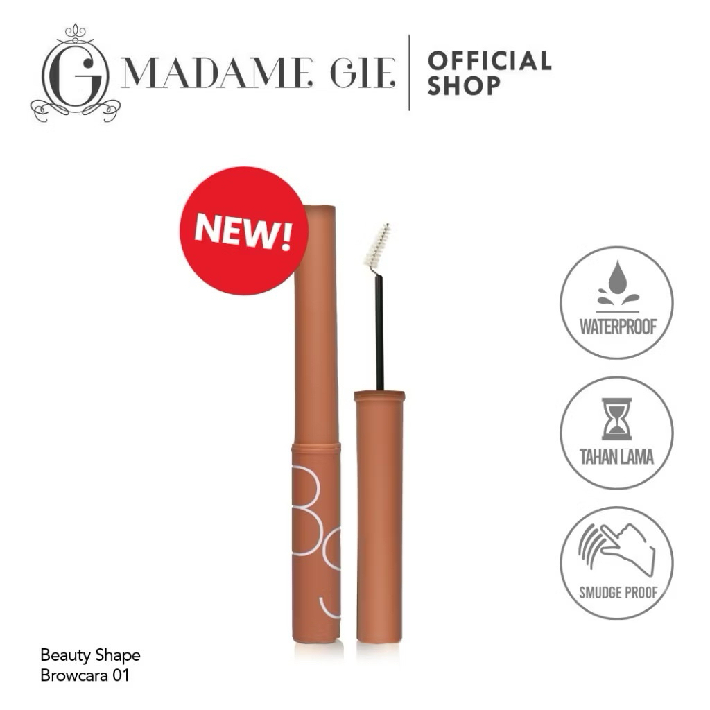 Madame Gie beauty shape browcara mascara alis