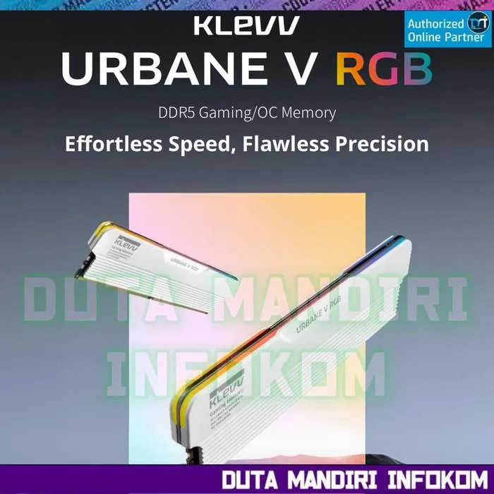 PROMO TERBATAS KLEVV URBANE V RGB DDR5 32GB 48GB 64GB PC48000 6000MHz - Dual Channel KIT Memory PC Desktop Gaming - 48GB (2x24GB) | Lazada Indonesia