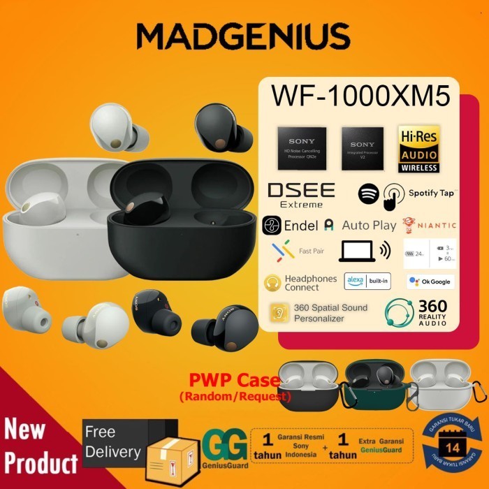 Sony Wf-1000Xm5 / Wf1000Xm5 / Wf 1000Xm5 Headphone Noise Cancelling Termurah Terlaris Promo