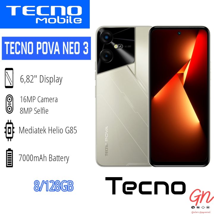 TECNO POVA NEO 3 8/128GB GARANSI RESMI