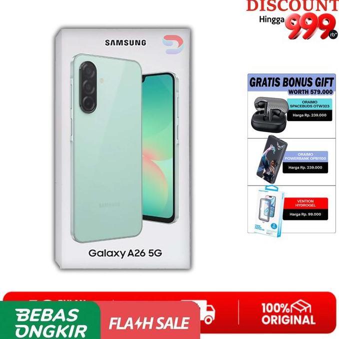 Samsung Galaxy A26 5G RAM 8/256GB Resmi SEIN Garansi Indonesia