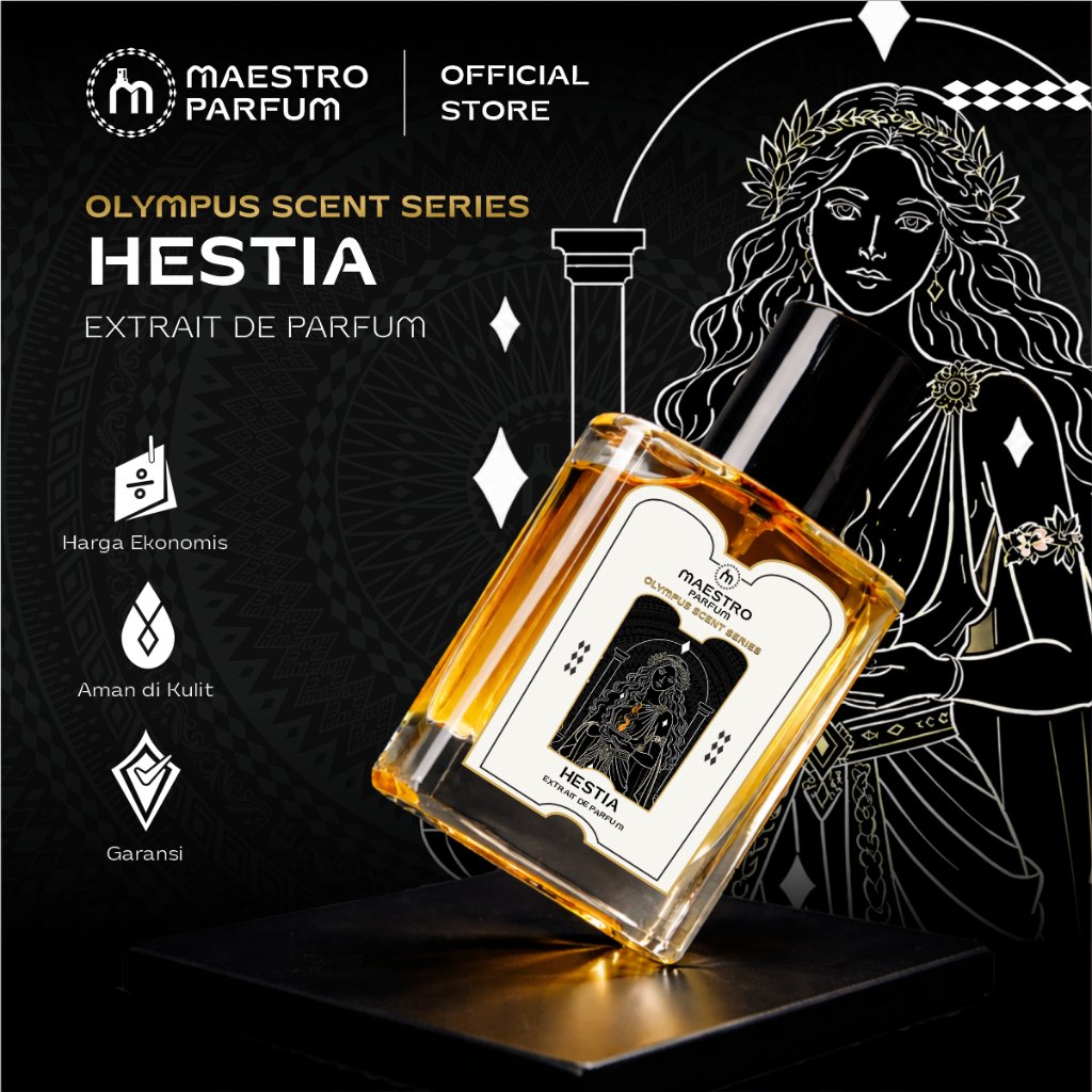 Hestia - Olympus Scent Series Extrait De Parfum Wanita Tahan 24 Jam Remastered by Maestro Parfum