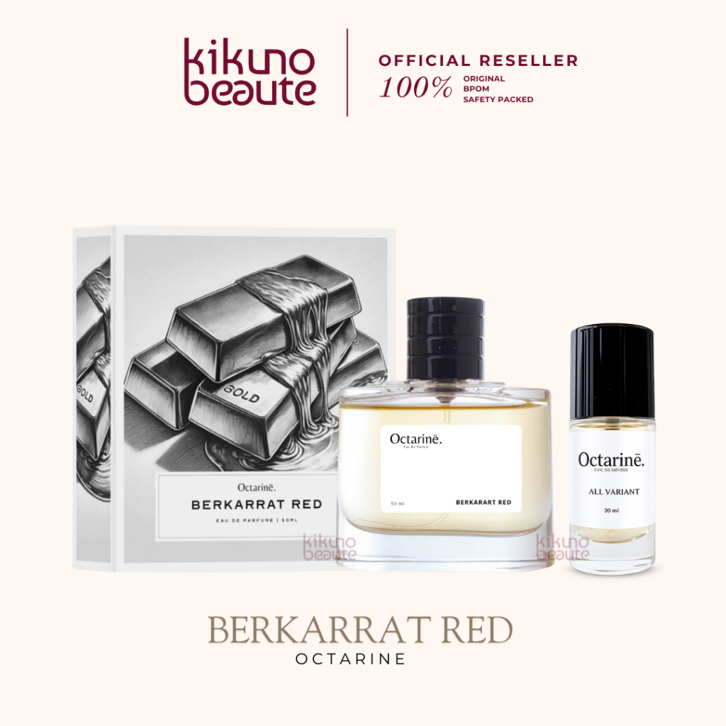 Jual Octarine Berkarrat Red 20ml / 50ml Eau de Parfum Parfum Unisex Aroma Woody Amber | Shopee Indonesia