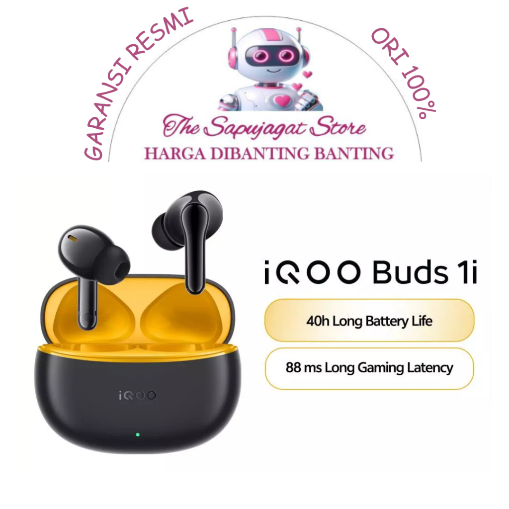 IQOO Buds 1i New Garansi Resmi Promo Bandung