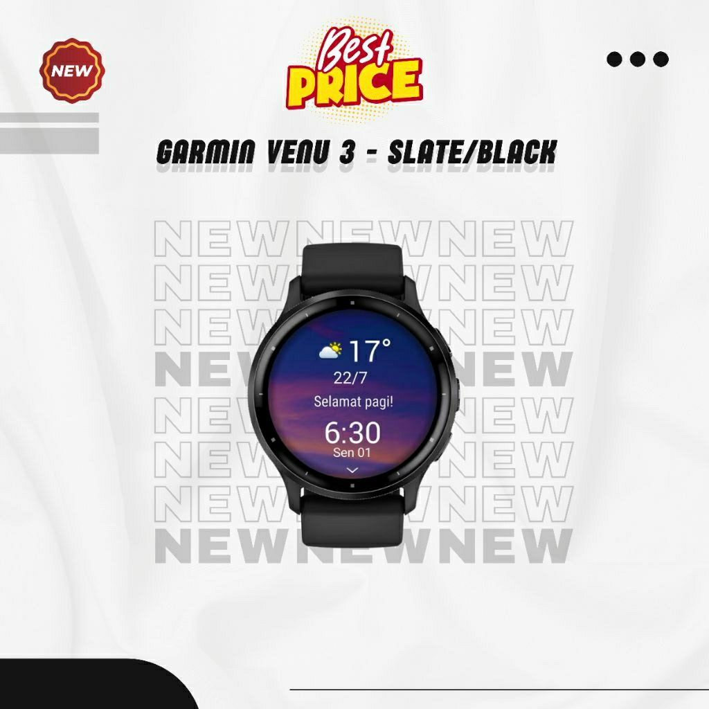 Garmin Venu 3 - Slate/Black New